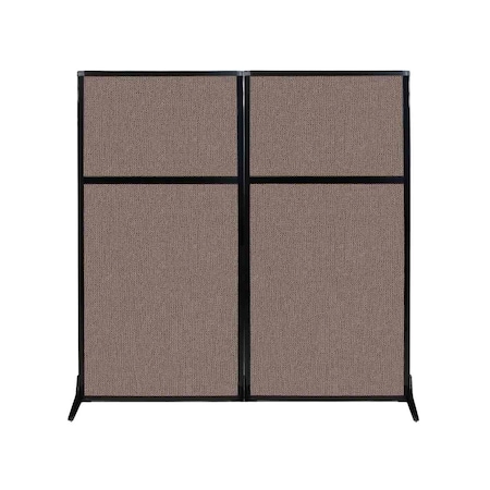 Versare Work Station Screen 66" x 70" Latte Fabric 1841213